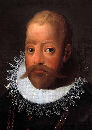 Porträtt av astronomen Tycho Brahe