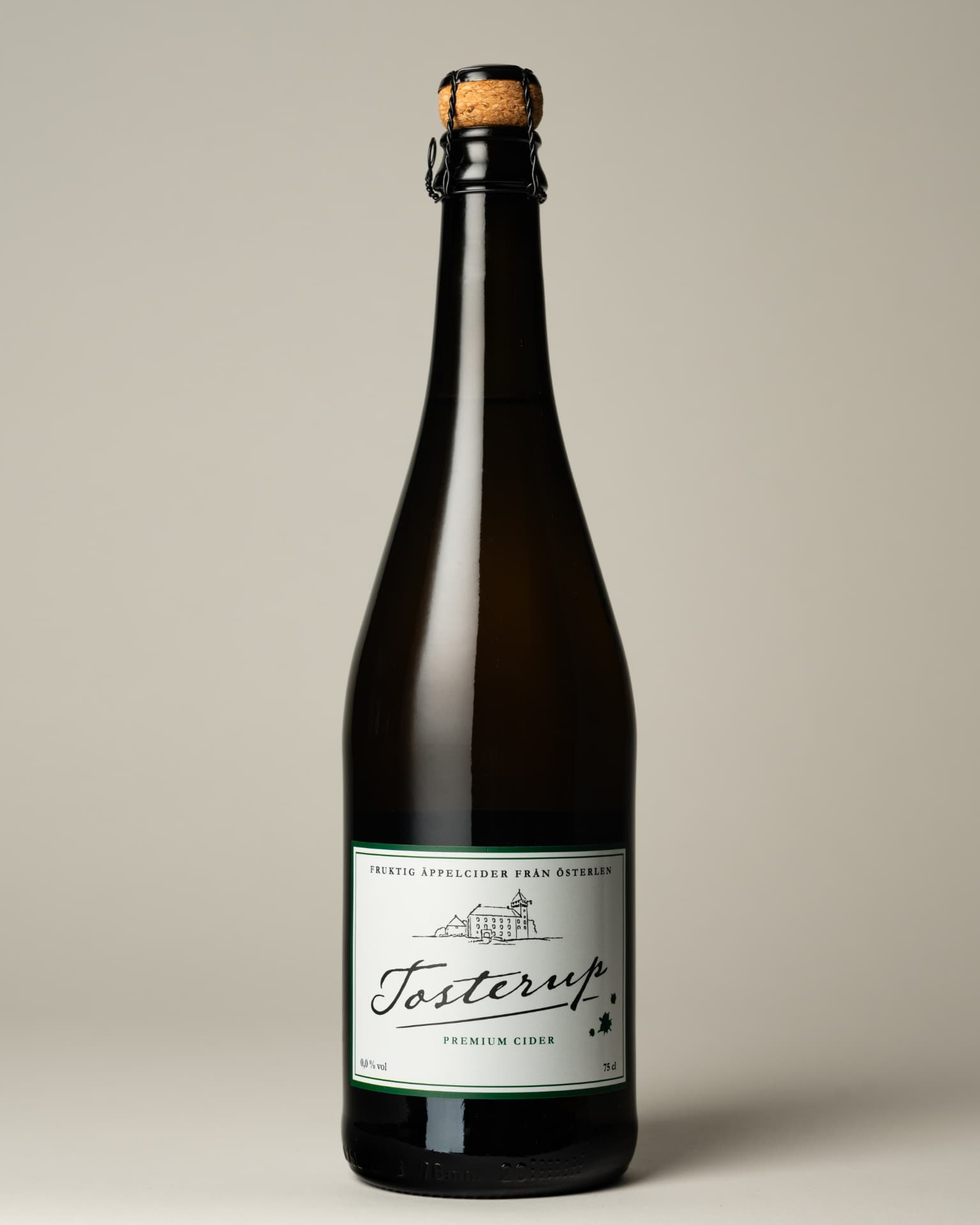 Flaska Tosterup Premium Cider 0,0 % 75 cl