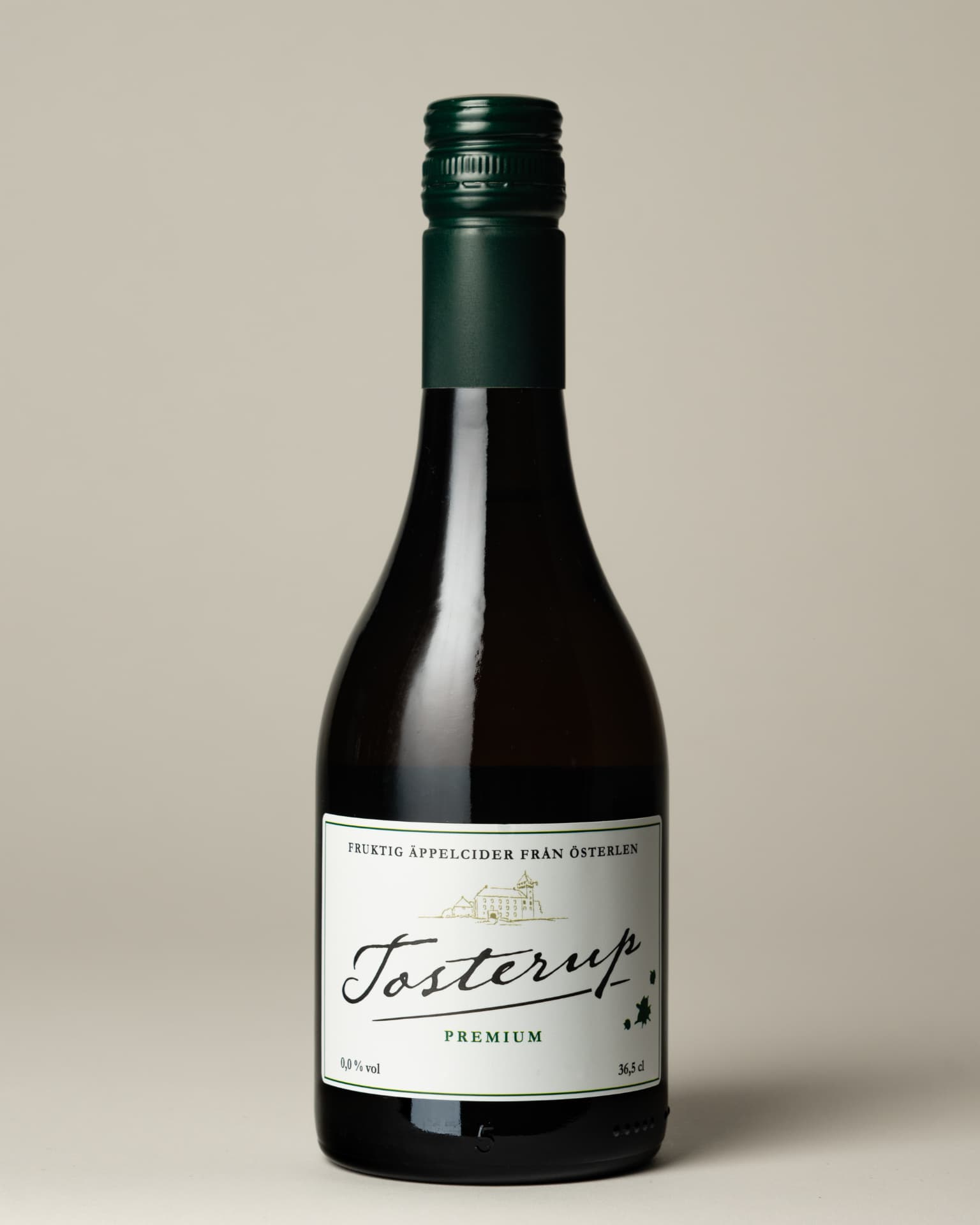 Flaska Tosterup Premium cider 0,0 % 36,5 cl